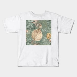 Monstera Leaves Composition Kids T-Shirt